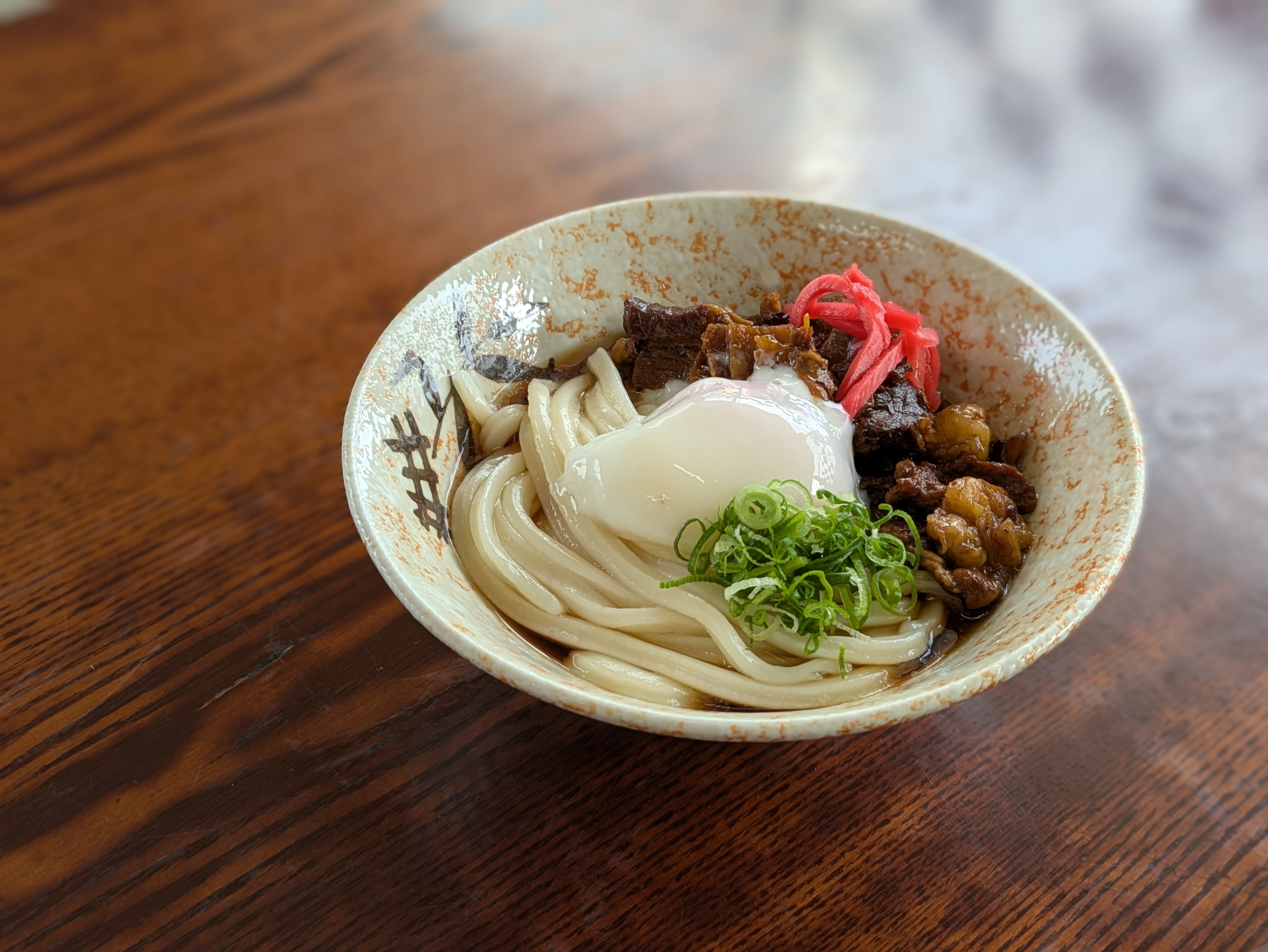 牛筋ぶっかけうどん